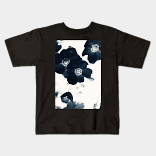 Cyan Anemone #4 Kids T-Shirt